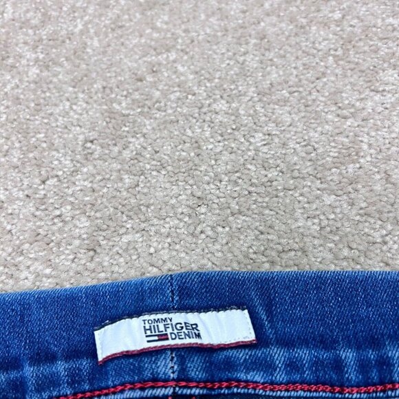 Tommy Hilfiger Jegging Blue Pull On Faux Front Pockets Women’s Size 12 - Picture 6 of 11